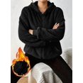 thumbnail image 5 of Jacket Women Oversized Zip Up Fall Jackets Winter Coats Faux Fur Warm Outwear 2025 Fashion Clothing Black XXL, 5 of 7
