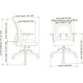 thumbnail image 3 of Lorell, Soho Mid-back Task Chair, 1 Each, 3 of 4