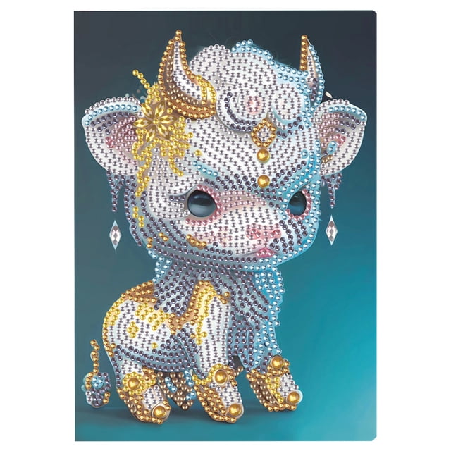 5D diamante mosaico cuaderno creativo DIY mano A5 taladro parcial niños estudiantes regalo Hugtrwg Para estrenar