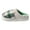 2Green, variant on Mostsola House Slippers for Women Men Soft Platform Warm Fuzzy Slippers Checkered Plush Slip on Shoes