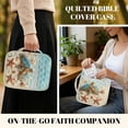thumbnail image 4 of ZUXONGSY Turtle Beach Starfish Print Bible Cover Case for Women Large Bible Holder Sturdy Journal Case with Handle ChuZU Bag for Book Lover, 4 of 7
