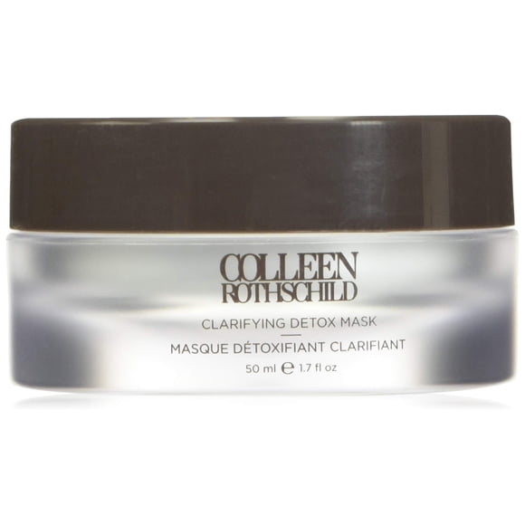 COLLEEN ROTHSCHILD Mascarilla desintoxicante clarificante | Elimina las impurezas que obstruyen los poros | Promueve una piel clara | Formulado con carbón, vitamina C y ácido glicólico (1.7 fl oz)
