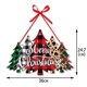 thumbnail image 3 of Colgante de puerta con diseño de feliz Navidad, colgante para fiesta de Año Nuevo, adorno para árbol de Navidad, Papá Noel, muñeco de nieve, decoración navideña para el hogar, 3 of 5