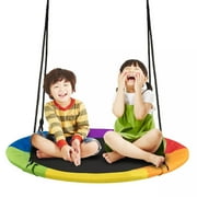 GIVIMO 40 inch Saucer Tree Swing for Kids 900D Oxford Waterproof Swing Seat for Indoor Outdoor Activity