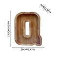 thumbnail image 5 of SPOORYYO Wooden Letter Money Box with Transparent Front - Eco-Friendly Kids' Savings Can for Birthday, Baptism, Christmas Gifts, and Home Decor, 5 of 6