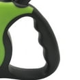 thumbnail image 3 of Correa retráctil para mascotas con botón de control y mango ergonómico, correa segura para pasear perros, para gatos, conejos, 16,4 pies, color verde, 3 of 12