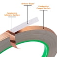 thumbnail image 3 of Cinta de cobre conductiva Oubaka, 8 rollos, 0,6 cm x 20 m, doble cara, 3 of 7
