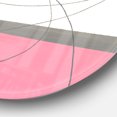 thumbnail image 2 of Designart 'GeometricNeapolitan I' Geometric Metal Circle Wall Art, 2 of 3