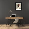 thumbnail image 3 of Vintage Apple Collection 12x14 Black Ornate Wood Framed with Double Matting Museum Art Print Titled - swiss_ski_poster_fox, 3 of 4