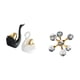 thumbnail image 5 of Figuras de cisne con forma de esfera de burbujas, adorno de mesa, artesanía, estatua moderna, escultura decorativa para escritorio, oficina, estante,, 5 of 8