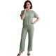 thumbnail image 1 of Conjunto 2 Piezas Casual Chic para Mujer Unitalla, Blusa de Manga Corta y Pantalón Cómodo, Estilo Elegante y Sofisticado para Mujer, 1 of 5