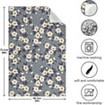 thumbnail image 3 of Kitchen Towels Little Blossom Flowers Pattern Cleaning Towel Absorbent Hand Towels Tea Towels for Home Restaurant Dish Clean 28" x 18", 4PCS, 3 of 7