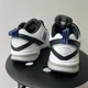thumbnail image 4 of New Balance Womens 9 608 v5 Casual Comfort Cross Trainer Shoes, White/Navy Size, 4 of 6
