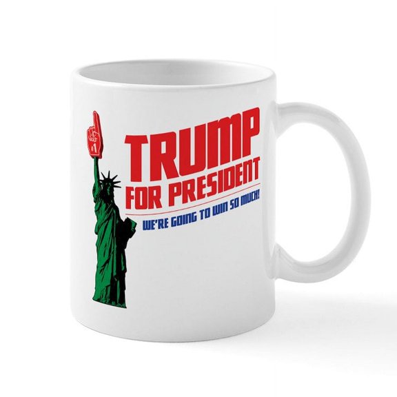 CafePress - Trump Win So Much Mug - 11 oz Ceramic Mug - Novelty Coffee Tea Cup