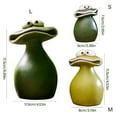 thumbnail image 5 of Creative Frogs Figurine Decor Animal Collectible Figurines Funny Frogs Resin, 5 of 11
