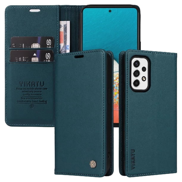 Funda para Samsung Galaxy A73 5G Estuche de Cuero PU Tipo Cartera con Ranuras para Tarjetas y Cierre Magnético