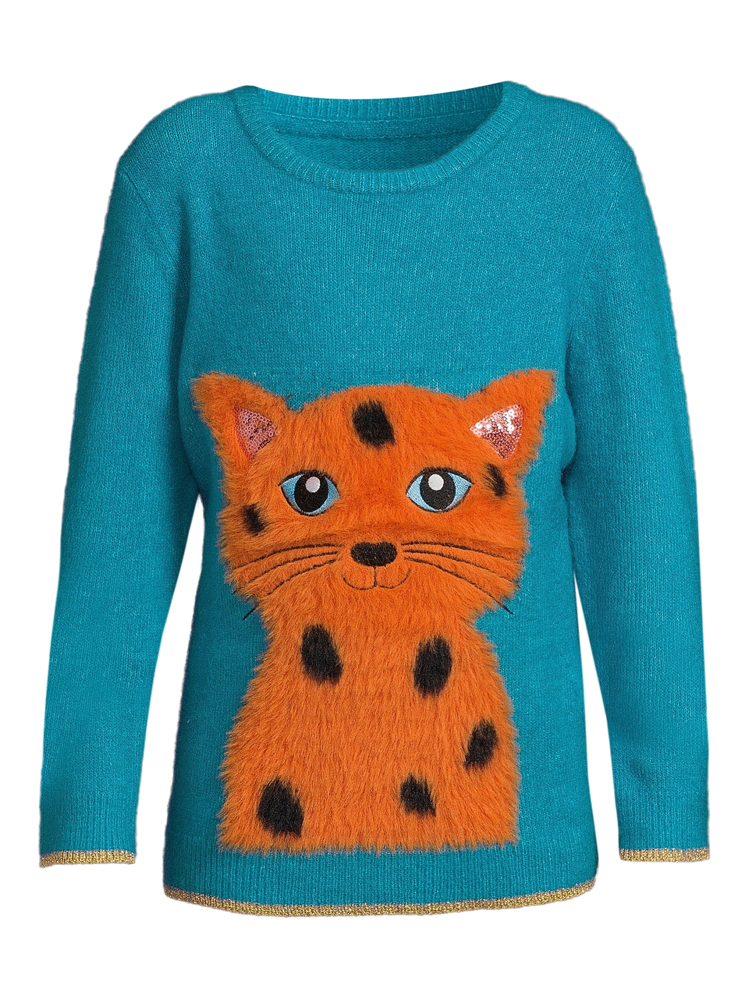 Nik and Leksi Girls Embellished Sweater Pullover, Sizes 4-16