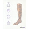 thumbnail image 6 of MeMoi Fancy Floral Sheer Tights - Girls - Female, 2-4, Silver, 6 of 7