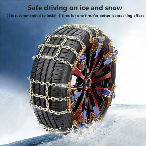 Maoww Tire Chains Snow Chains for RV Truck SUV of Tire Heavy Duty Anti- for slip Tire Chain