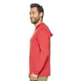 thumbnail image 3 of Expert Brand USA-Made Men's Athletic Heather Hoodie Shirt, Dark Heather Red, XL, 3 of 9