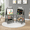 Gray, variant on MIDODO 3 in 1 Kids Art Easel with Storage, Double-Sided Magnetic Whiteboard & Chalkboard, Dry-Erase Board with/Paper Roller