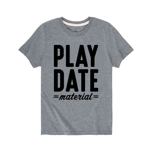 Instant Message - Playdate Material  - Toddler Short Sleeve Tee
