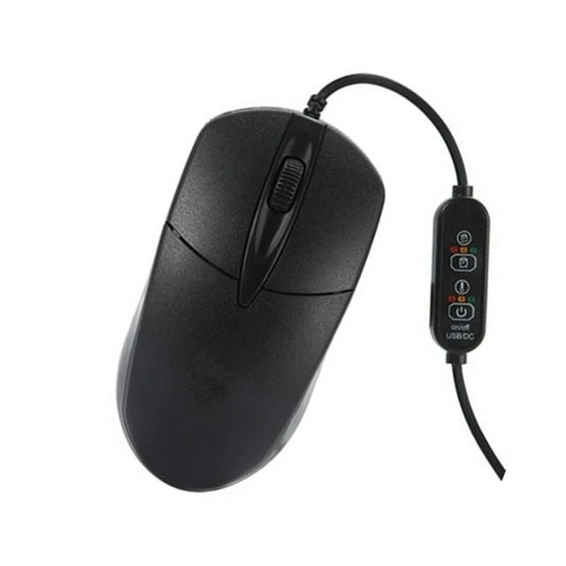 pitrice Thermostatic Corded Heated Mouse Three-speed Heating Mouse for Laptop Computer Desktop Computers