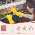 thumbnail image 5 of Paquete de 5 toallas de papel reutilizables, toallas de cocina suecas que no rayan, paños de esponja de celulosa súper absorbentes, biodegradables, aptas para lavavajillas, sin olor, 5 of 5