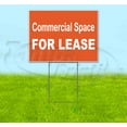 thumbnail image 1 of Commercial Space For Lease (18" x 24") Yard Sign, Includes Metal Step Stake, 1 of 6