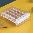 thumbnail image 1 of Nevera Caja de almacenamiento de huevos Organizador de mantenimiento fresco Cajón portahuevos (A), 1 of 4
