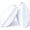 White, variant on Bed Pillows  Size Set of 2, Firm Support Down Alternative Gusseted Pillows for Side, , or  Sleepers, White