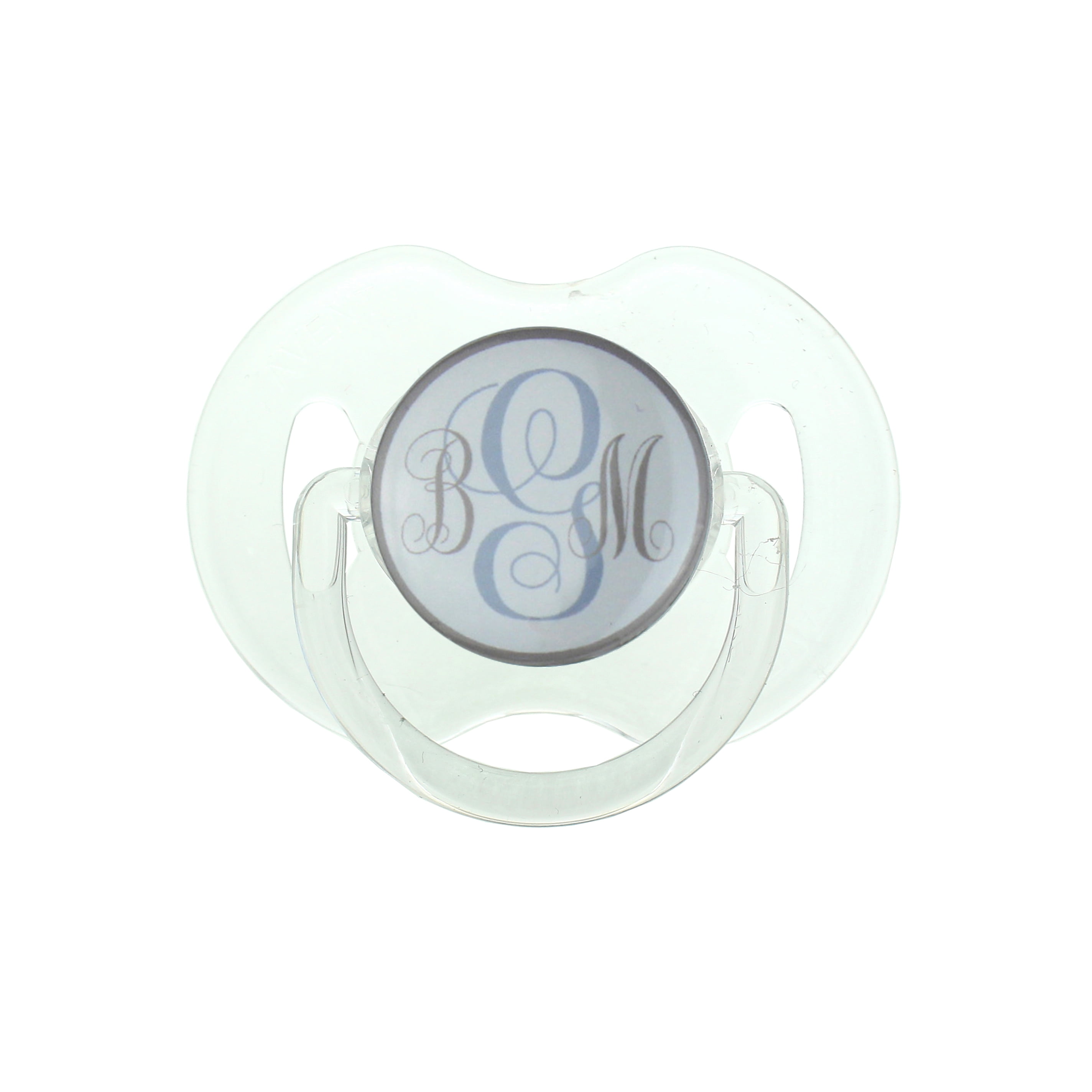 monogram pacifier