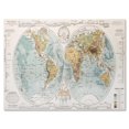 thumbnail image 2 of Designart Ancient Map of The World II Canvas Wall Art, 2 of 4