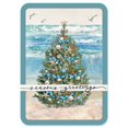 thumbnail image 1 of Set de 18 tarjetas de felicitación con forma de árbol de playa actual, tamaño grande, 13 x 18 cm, 1 of 5