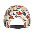 thumbnail image 4 of Baseball Cap, pumpkin halloween bats print Trucker Hats Women Dad Hat for Workouts - Baseball hat Adjustable Size, 4 of 7