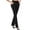 Black, variant on Jeggings for Women Plus Size Seamless Flared Workout Pants Stretchy Bootcut Yoga Pants Wide Leg Leggings for Workout Running Athletic Activewear