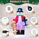 thumbnail image 3 of Muñeco de Nieve Inflable Navideño LUNSY de 2.4 m con Luces LED de Colores, 3 of 9