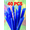Blue, variant on 40 Pcs Red White And Blue Star-Shaped REUSABLE Straws, USA 250th Anniversary 4th of July Decorations, Dishwasher Safe 9" Plastic Straws, Independence Memorial Day Patriotic Party Supplies, Blue
