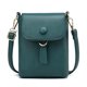 thumbnail image 1 of Bolsos Bandolera para Mujer Pequeño Cuero Vegano Mini Cartera De Hombro Monedero Acolchado,Verde, 1 of 5