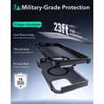 thumbnail image 4 of Funda de teléfono ESR para iPhone 16 Pro Max con soporte Black Cyber Series, 4 of 9