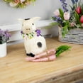 thumbnail image 2 of Northlight Straw Carrot Easter Decorations - 9"- Pink and Green - Set of 3, 2 of 6