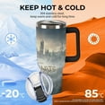 thumbnail image 5 of Hogwarts Legacy 40 Oz Tumbler with Handle And Straw, Stainless Steel Double Wall Vacuum Insulated Coffee Cup Travel Mug for Gym, Outdoors, Commute, Work, 5 of 8