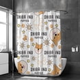 thumbnail image 2 of Coolnut Bath Shower Curtain Liners 72"x72", Shiba Inu Puppies Polyester Waterproof with 12 Curtain Hooks Bathroom Accessories Decoration, 2 of 6