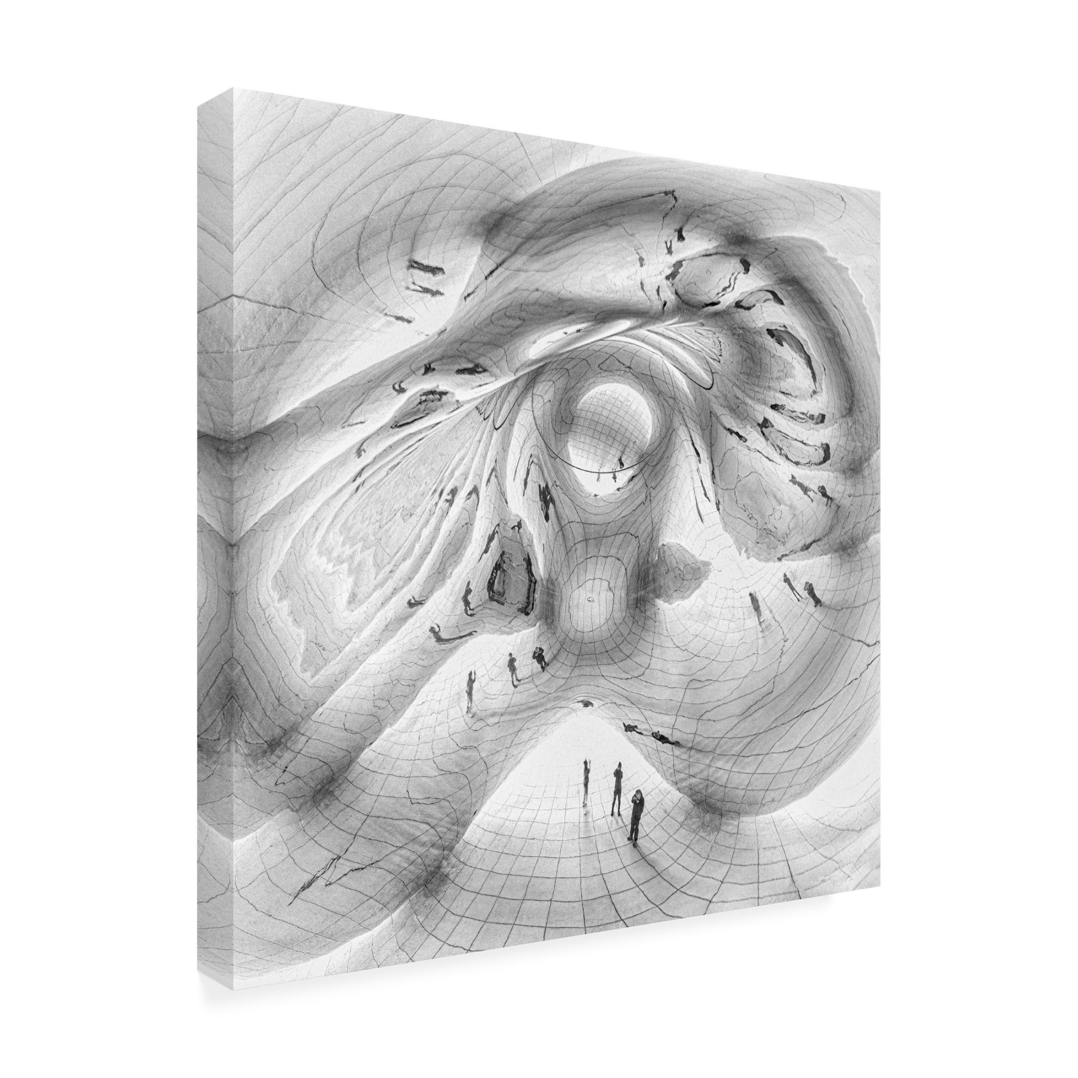 Trademark Fine Art Yi Pan Step in Cloud Gate Canvas Wall Art