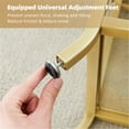 thumbnail image 5 of 3-Tier Shoe Rack for Entryway, Shoe Bench with Foam Padded Seat, Metal Frame, Small Shoe Organizer with Storage for Indoor Entrance Hallway Bedroom Living Room, 5 of 7