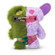 thumbnail image 1 of Toy Cute Tooth Monster Color Blocked Monster Series Plush Doll Ugly Funny Trendy Play Doll Birthday Gift, 1 of 4
