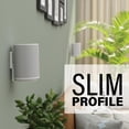 thumbnail image 4 of Soporte de pared para altavoz fijo Sanus Sonos Era 100 White Par, 4 of 8