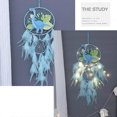thumbnail image 3 of Dinosaur Dream Catchers For Boys Girls, Dream Catcher Light Wall Decor Feather Wall Hanging Dino Dream Catcher Kids Gift, 3 of 5