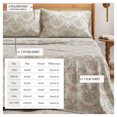 thumbnail image 5 of Great Bay Home Holiday Flannel Sheet Set - 100% Turkish Cotton - Double Brushed (King, Woodland Deer), 5 of 6
