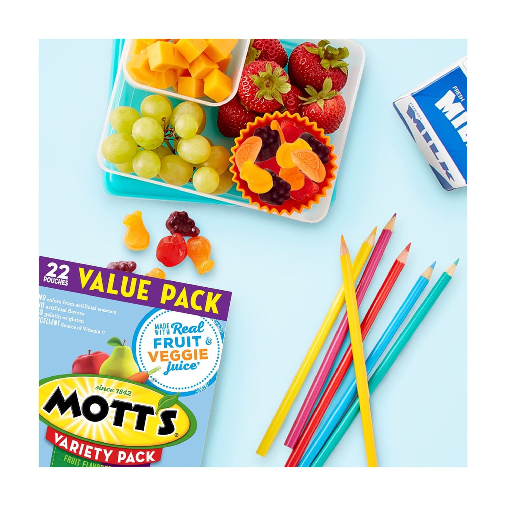 Mott's Fruit Flavored Snacks Variety Value Pack (Pack of 3)